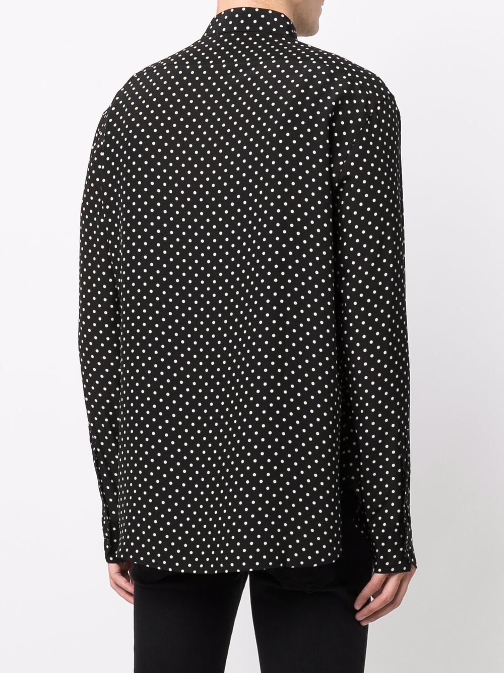 最新作の ☆新品/関税込 *SAINT LAURENT* シルク水玉シャツ シャツ 最新作の ☆新品/関税込 *SAINT LAURENT* シルク水玉シャツ シャツ
