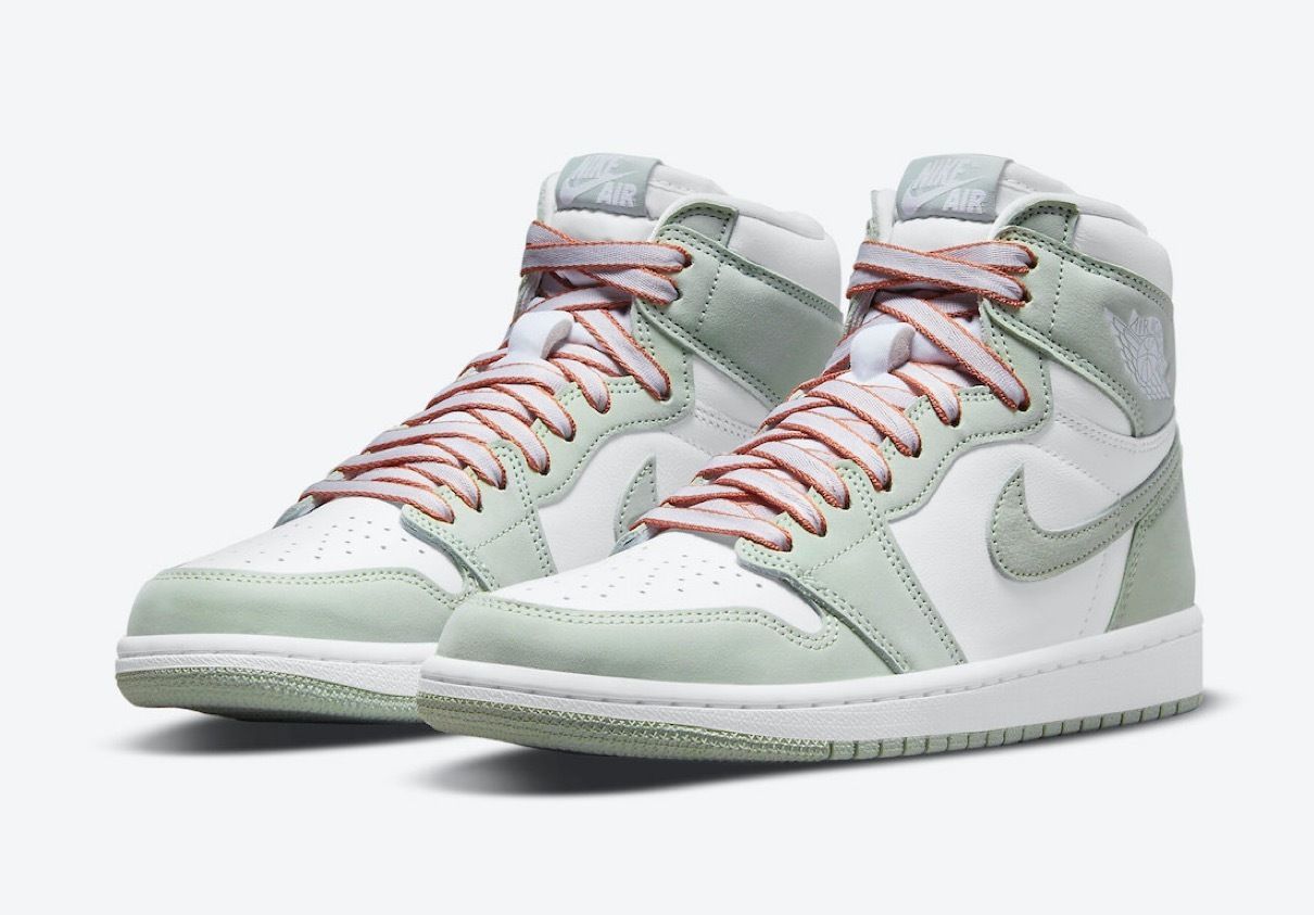 22cm Nike AJ1 High OG Seafoam