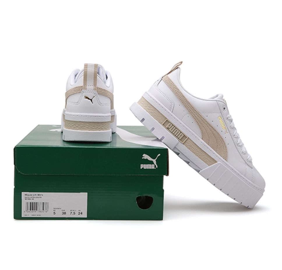 ☆関税/送料込☆ PUMA MAYZE LEATHER メイズ 厚底スニーカー (PUMA ☆関税/送料込☆ PUMA MAYZE LEATHER メイズ 厚底スニーカー (PUMA