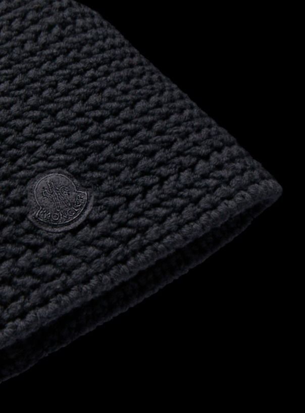 Moncler Genius☆2021AW☆ロゴ入りウールニットハット☆関送込 Moncler Genius☆2021AW☆ロゴ入りウールニットハット☆関送込