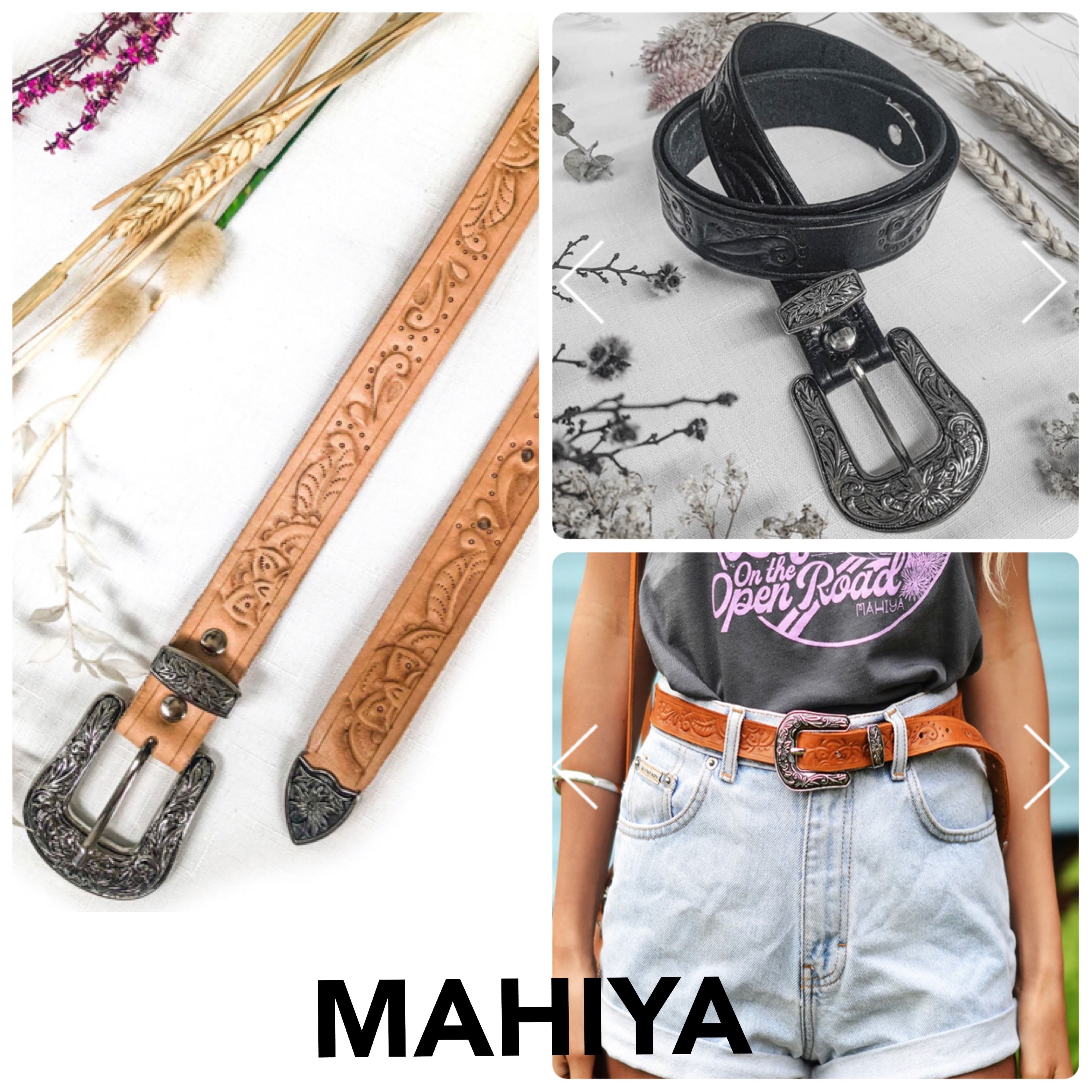 MAHIYA】 Ballina Belt/ヴィンテージルック/バリナベルト (MAHIYA ...