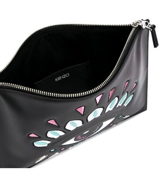 KENZO☆BIGEYE刺繍クラッチバックFA52PM602L22 (KENZO/クラッチバッグ KENZO☆BIGEYE刺繍クラッチバックFA52PM602L22 (KENZO/クラッチバッグ