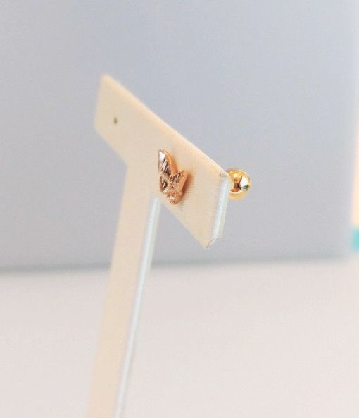 ☆STONE HENgE☆LOVE DUET 片耳ピアス 蝶 14K (STONEHENgE