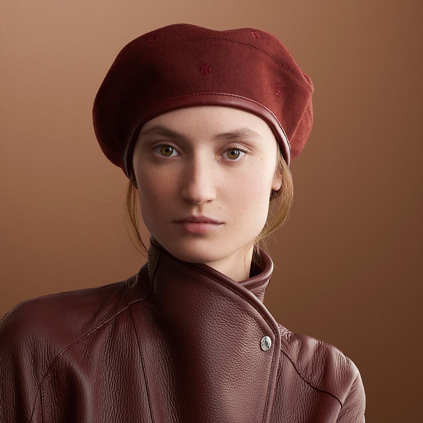 HERMES】エルメス ベレー帽 サントノーレチャーム (HERMES/ベレー帽 HERMES】エルメス ベレー帽 サントノーレチャーム (HERMES/ベレー帽