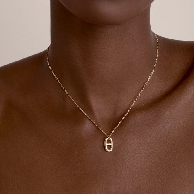 上品に光る【HERMES】ファランドール ペンダント スモールモデル 人気】HERMES ファランドール ペンダント スモールモデル