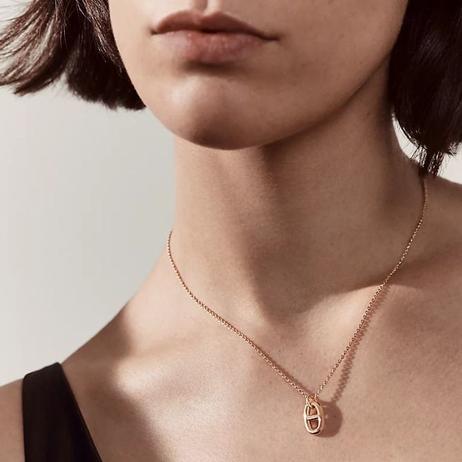 日本国内入手困難【HERMES】ファランドールペンダント スモール 可愛い☆》エルメス ネックレス ファランドール スモール
