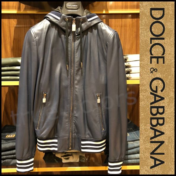 DOLCE&GABBANA ドルガバ レザーブルゾン