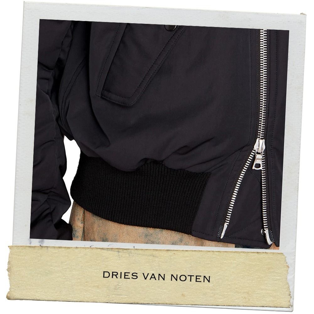 ☆ DRIES VAN NOTEN ☆ パッチボンバージャケット (Dries Van Noten ☆ DRIES VAN NOTEN ☆ パッチボンバージャケット (Dries Van Noten