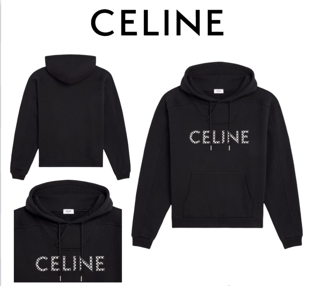 CELINE ロゴパーカー 通販低価 セリーヌ ロゴパーカー パーカー