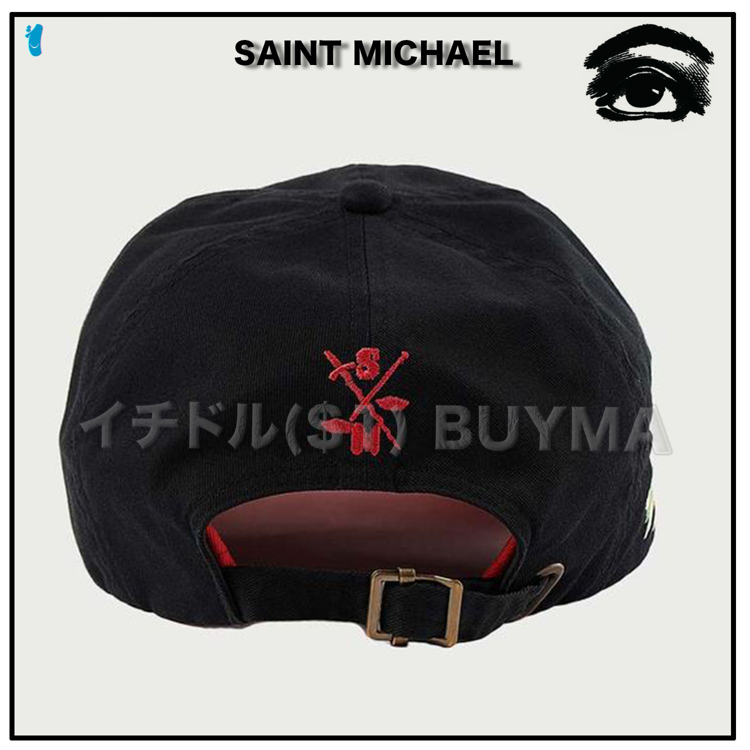 SAINT MICHAEL セントマイケル WAR CAP BLACK キャップ SAINT MICHAEL セントマイケル WAR CAP BLACK キャップ