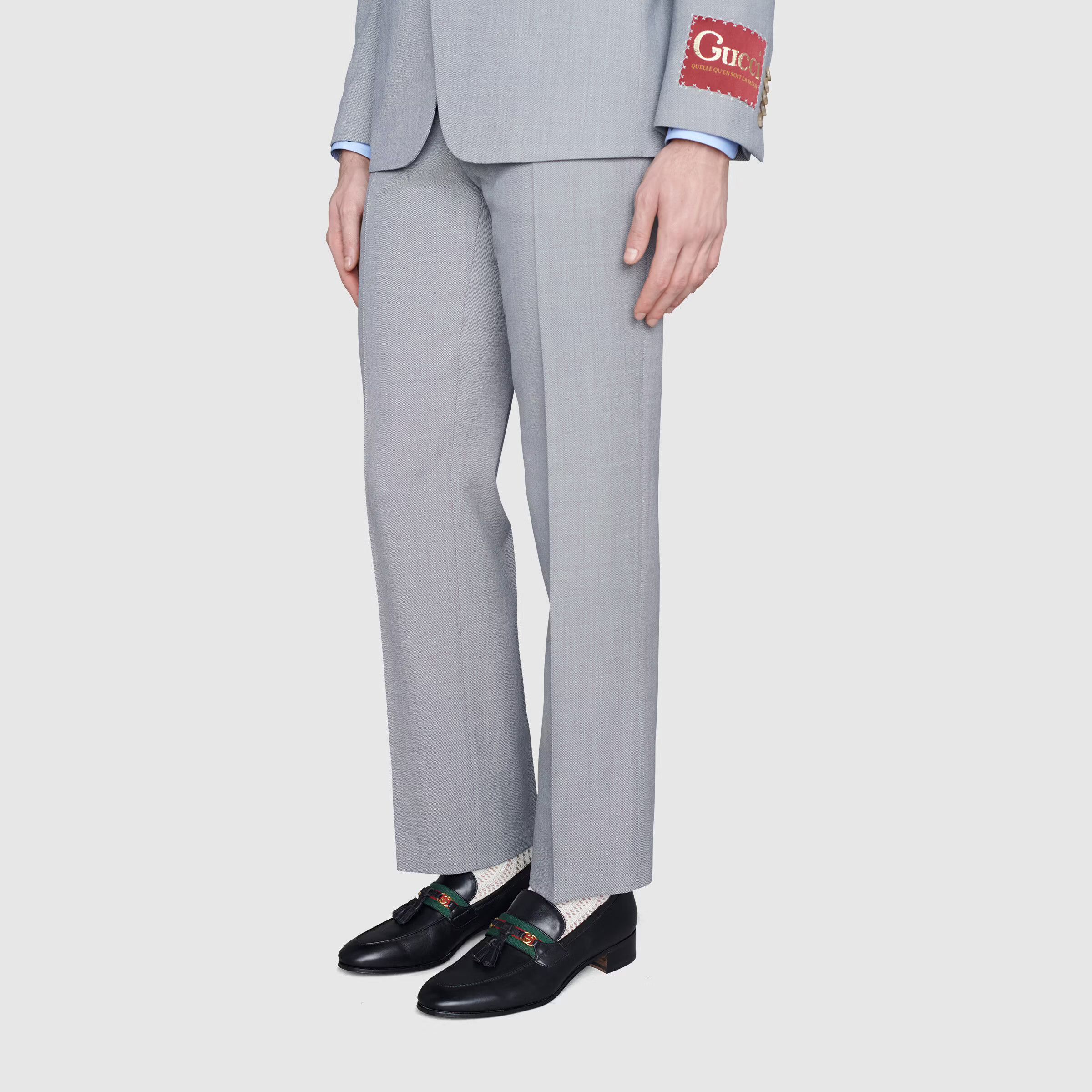 21新作 グッチ ウェブ&インターロッキングG付き ローファー (GUCCI 21新作 グッチ ウェブ&インターロッキングG付き ローファー (GUCCI