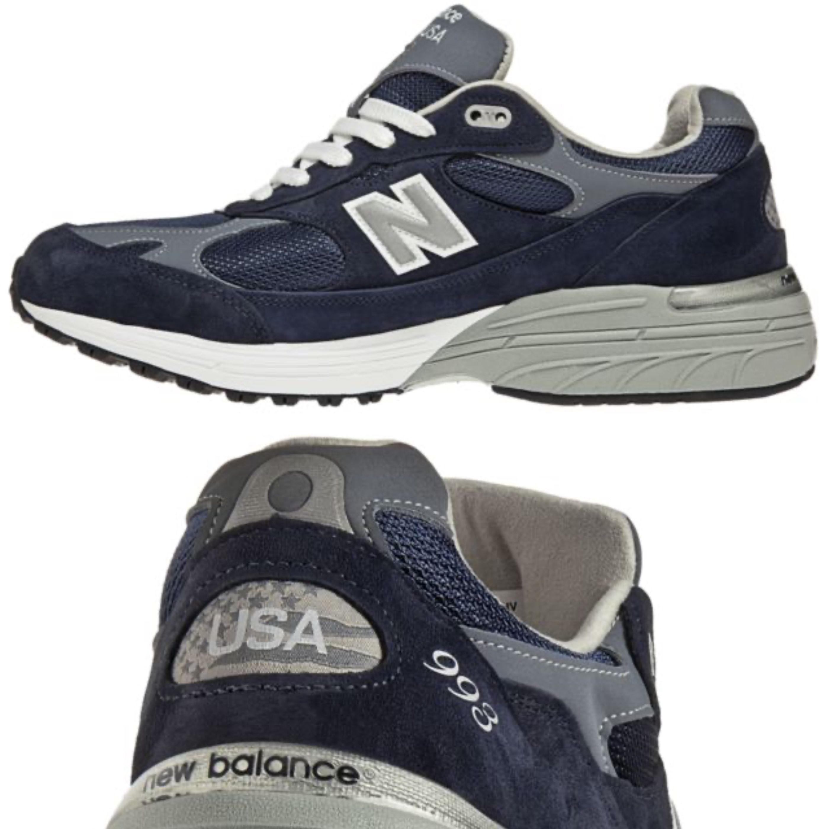 在庫の確認必須】993 'Navy White' (New Balance/スニーカー) MR993NV 在庫の確認必須】993 'Navy White' (New Balance/スニーカー) MR993NV