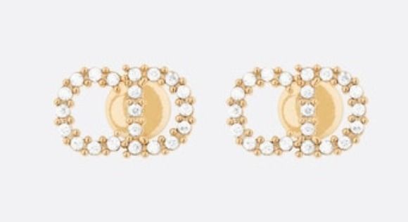 DIOR☆ピアス CLAIR D LUNE シルバー/ゴールド (パリ発) (Dior/ピアス ...