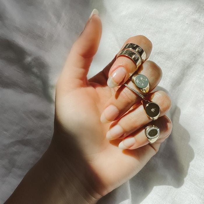 セレブ愛用【Sarah Chloe】ALANAシグネットリング セレブ愛用【Sarah Chloe】ALANAシグネットリング (SarahChloe