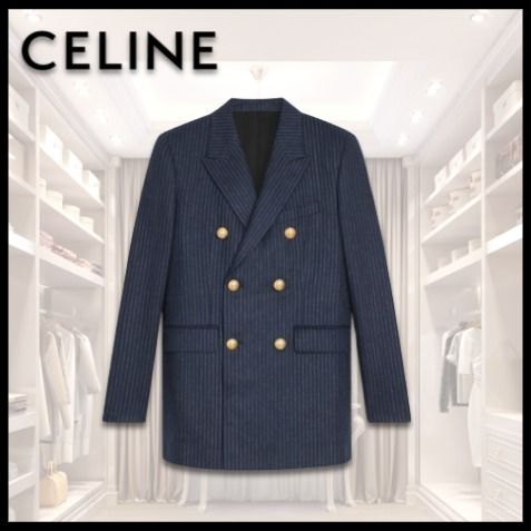 滝沢眞規子さん着用 CELINE クラシック ストライプ ブレザー (CELINE ...