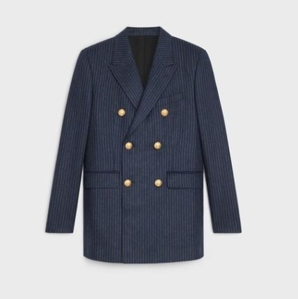 滝沢眞規子さん着用 CELINE クラシック ストライプ ブレザー (CELINE ...