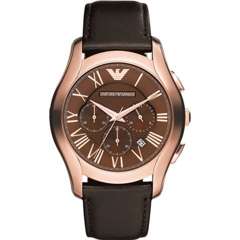 sale!EMPORIO ARMANI クロノグラフ腕時計 アルマーニ 革ベルト