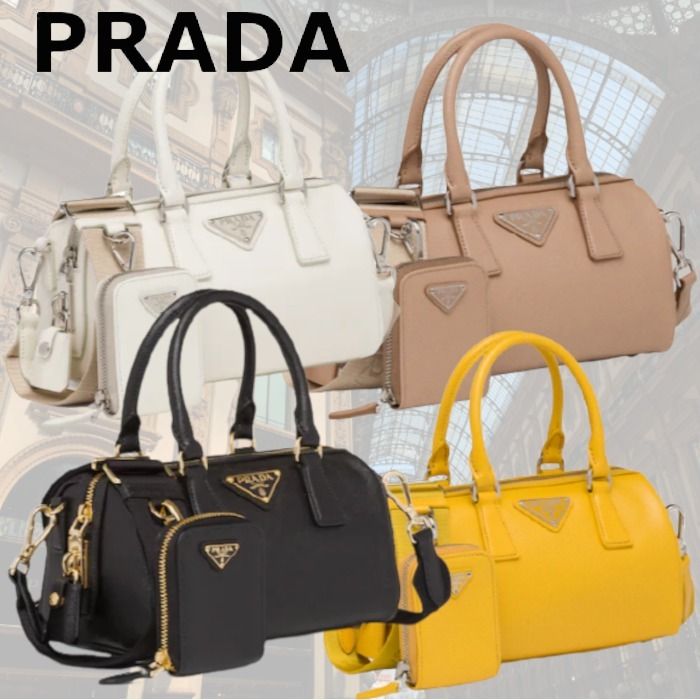 ☆PRADA☆サフィアーノレザー トップハンドルバッグ (PRADA ...