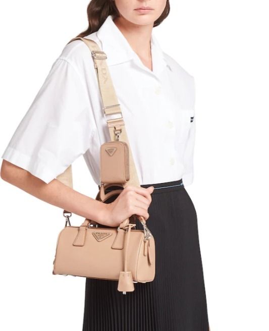 ☆PRADA☆サフィアーノレザー トップハンドルバッグ (PRADA ...