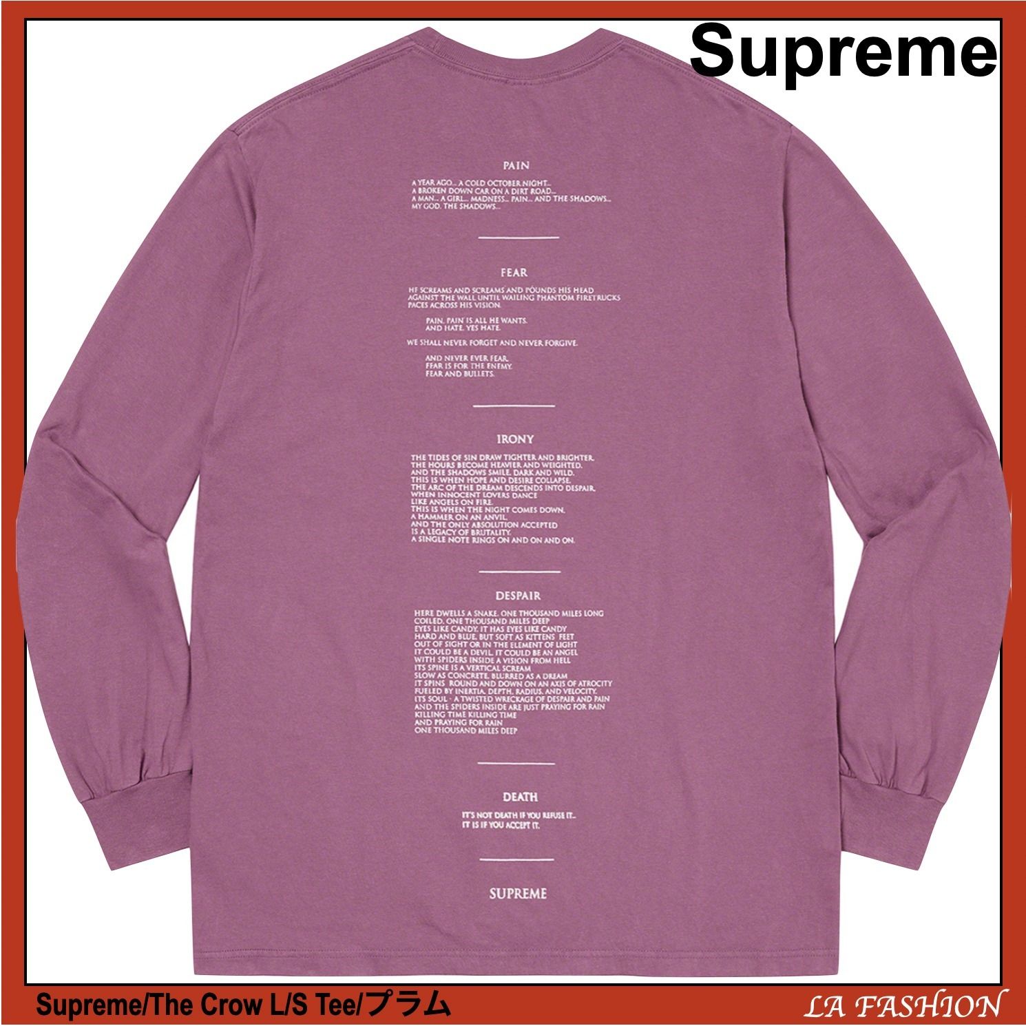 Supreme シュプリーム The Crow コラボ 長袖シャツ 21AW 4W 秋冬 Supreme シュプリーム The Crow コラボ 長袖シャツ 21AW 4W 秋冬