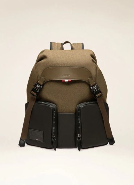 21AW】BALLY Rhudi レザー バックパック ナイロン (BALLY/バックパック ...