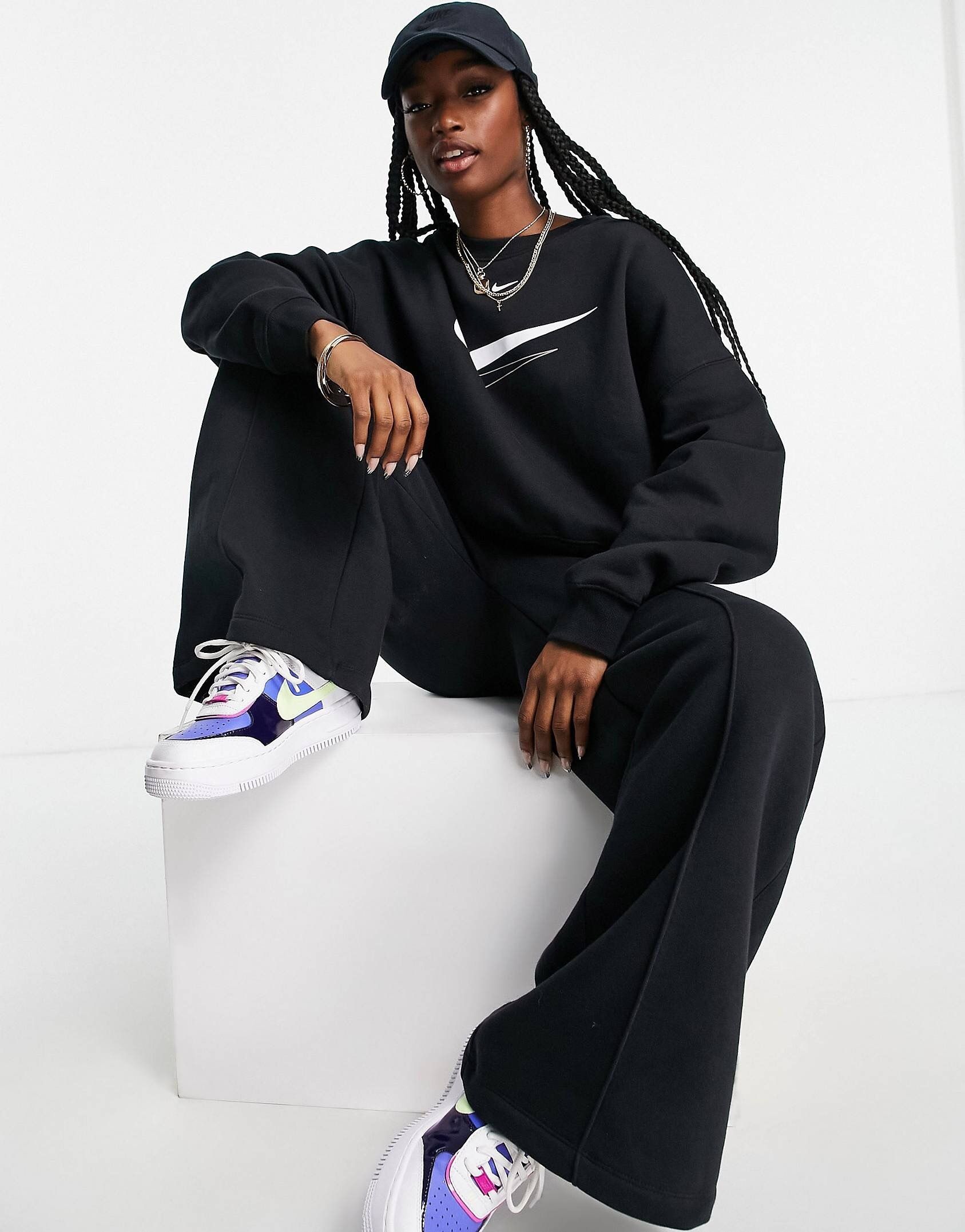 NIKE* オーバーサイズ クロップドスウェット【送料関税込】 (Nike NIKE* オーバーサイズ クロップドスウェット【送料関税込】 (Nike