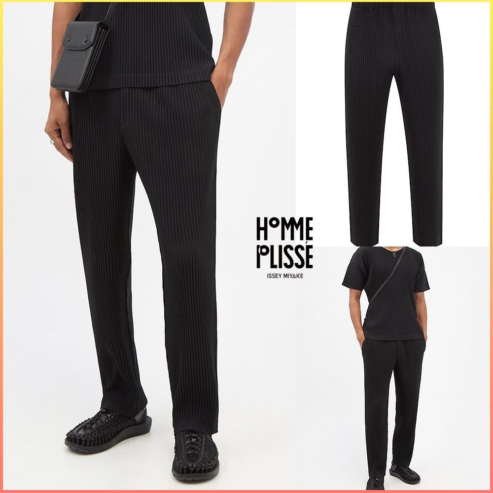 オムプリッセ ストレートパンツ 限時セール 早い者勝ち!HOMME 定番パンツ MIYAKE ISSEY PLISSÉ その他
