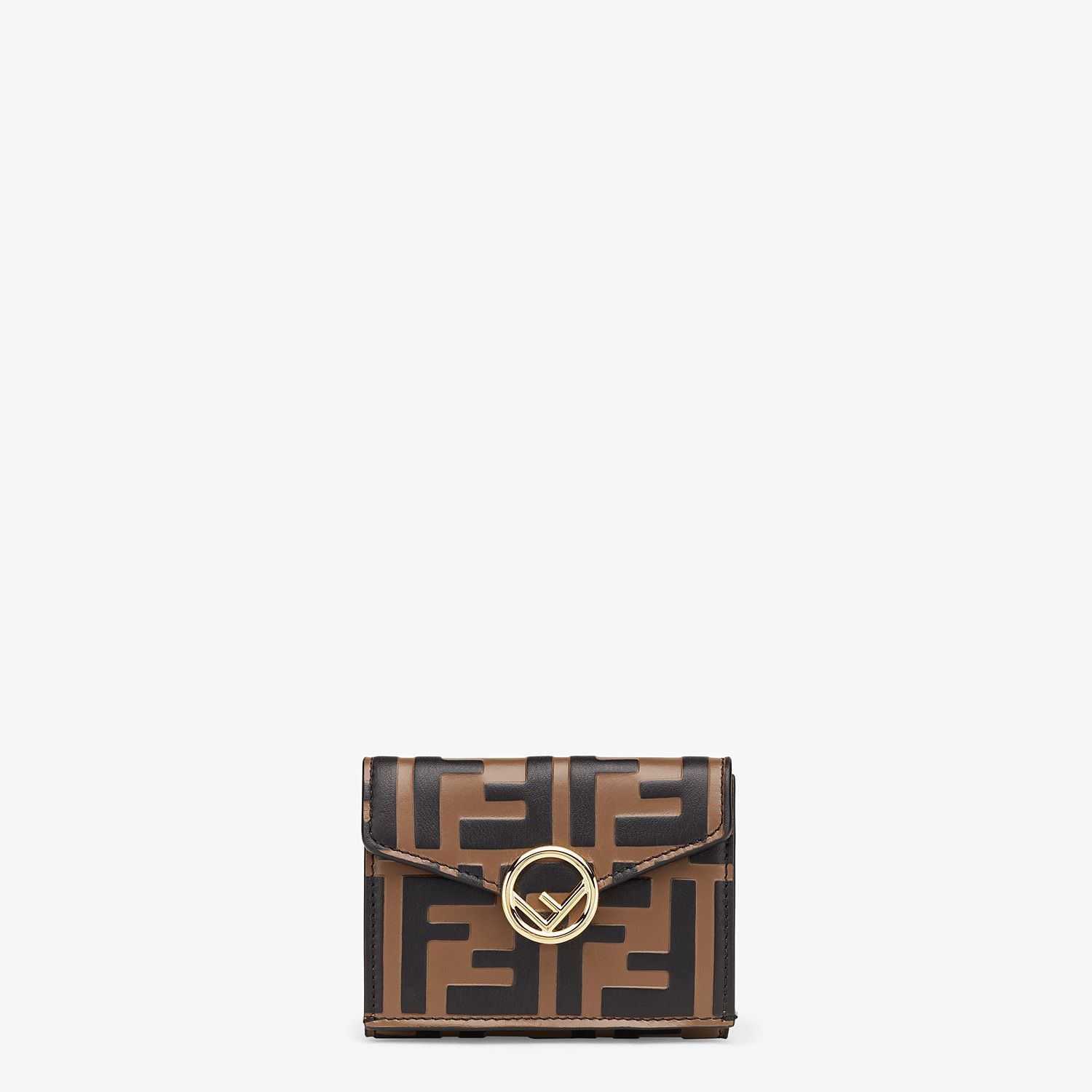 フェンディ】FFモチーフ☆マイクロトリフォールド☆8M0395AAFM (FENDI フェンディ】FFモチーフ☆マイクロトリフォールド☆8M0395AAFM (FENDI