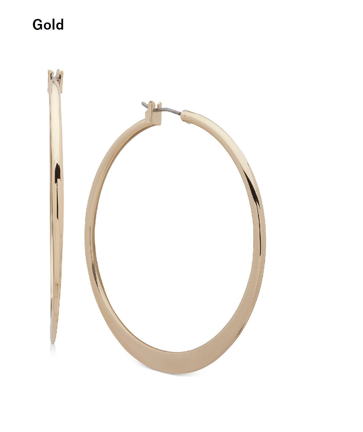 2色♪LAUREN RALPH LAUREN☆Medium Thinフープピアス (LAUREN