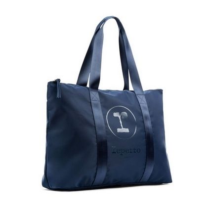 ナイロントートバッグ Repetto Girl ネイビー ☆ REPETTO