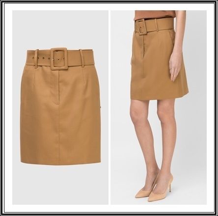 ☆【SPORTMAX】☆ 人気!ALAN コットン ベルト ミニ スカート ...