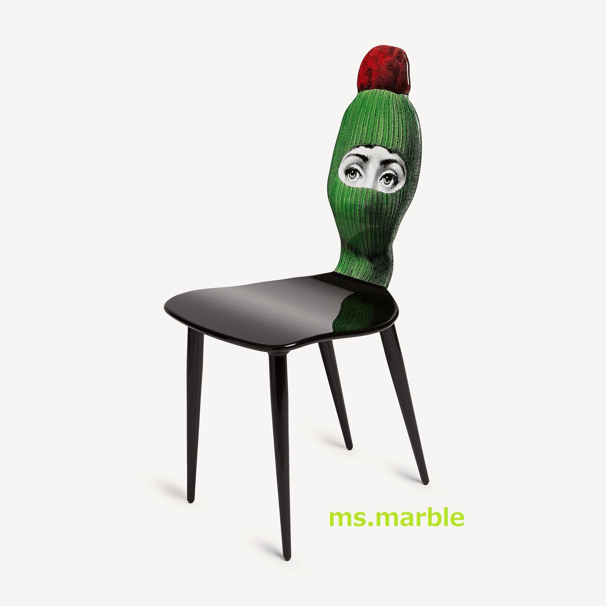 国内発| FORNASETTI Lux Gstaad ウッドチェア 椅子 Green (FORNASETTI 国内発| FORNASETTI Lux Gstaad ウッドチェア 椅子 Green (FORNASETTI