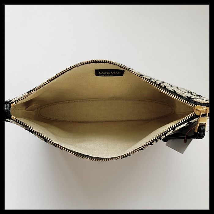 匿名配送◎】LOEWE アナグラム ジャカード ポーチ (LOEWE/ポーチ 匿名配送◎】LOEWE アナグラム ジャカード ポーチ (LOEWE/ポーチ
