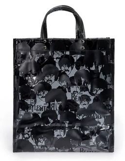Comme Des Garcons☆コラボ THE BEATLES フェイス トート バッグ ☆注目コラボ! 【The Beatles x Comme des Garcons】facesトート
