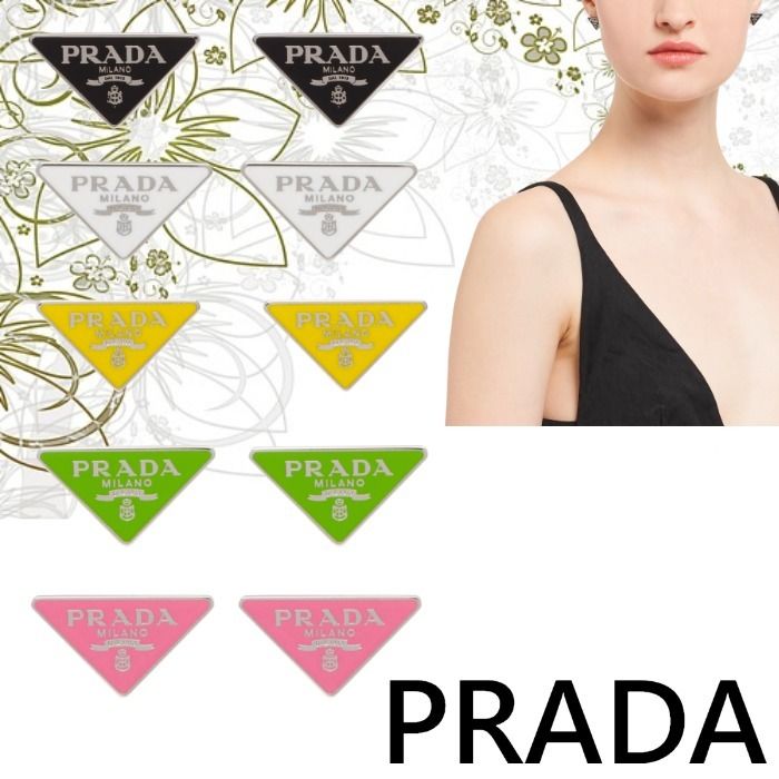 ☆PRADA☆ プラダ シンボル ピアス (PRADA/ピアス) 1JO720_2DSP_F0002 ...