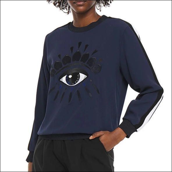 国内送】KENZOケンゾー☆EYE・刺繍トレーナー (KENZO/スウェット 【30%OFF】 KENZO ケンゾー 刺繍トレーナー トレーナー/スウェット