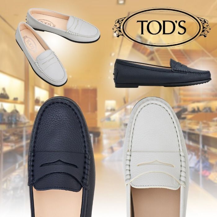 TOD'sトッズ シティ ゴンミーニ レザー ドライビングシューズ (TOD'S TOD'sトッズ シティ ゴンミーニ レザー ドライビングシューズ (TOD'S