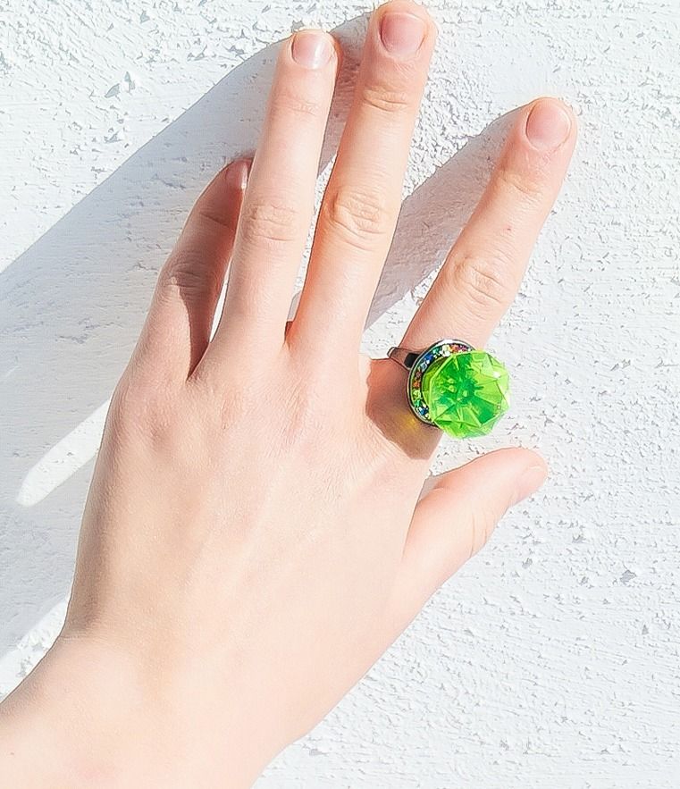 ☆BTS J-HOPE着用☆関税込★MIKSHIMAI★Rainbow Pop Candy Ring ☆BTS J-HOPE着用☆関税込☆MIKSHIMAI☆Rainbow Pop Candy Ring