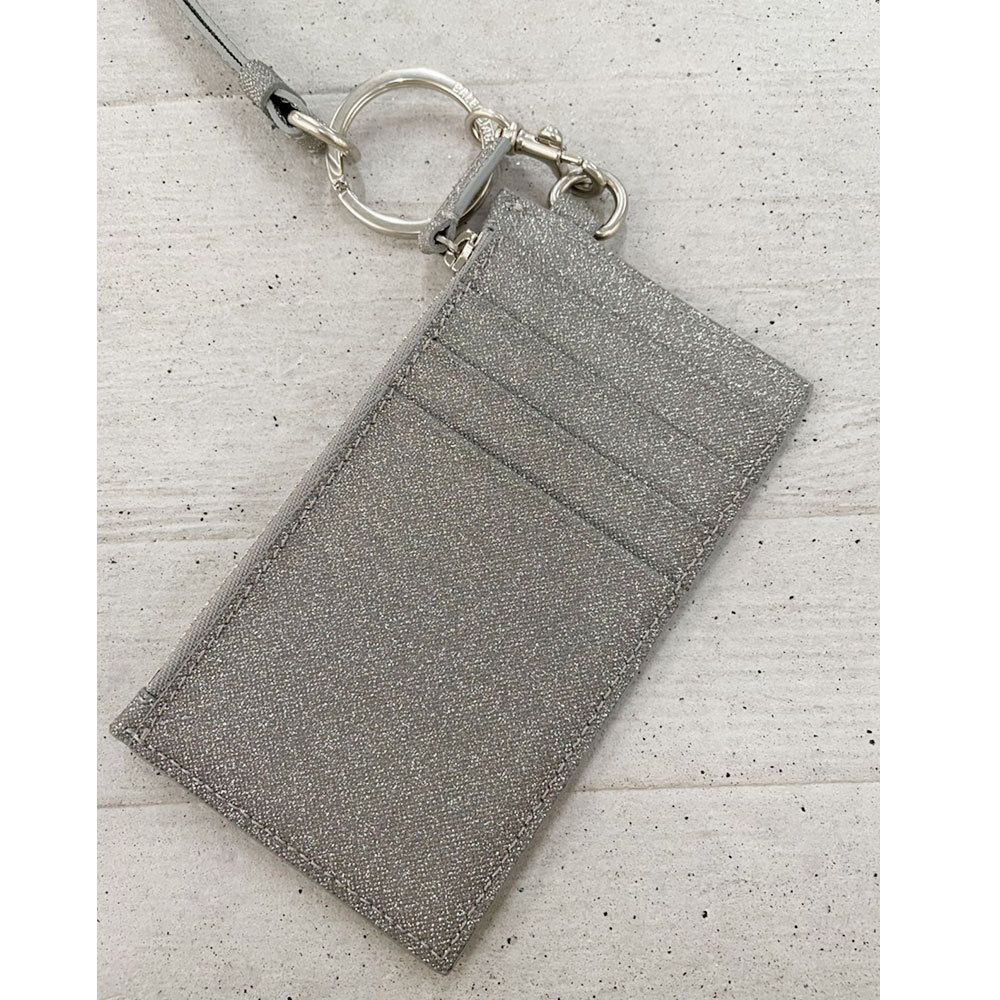 国内発☆BALENCIAGA ネックストラップ付カードコインケース
