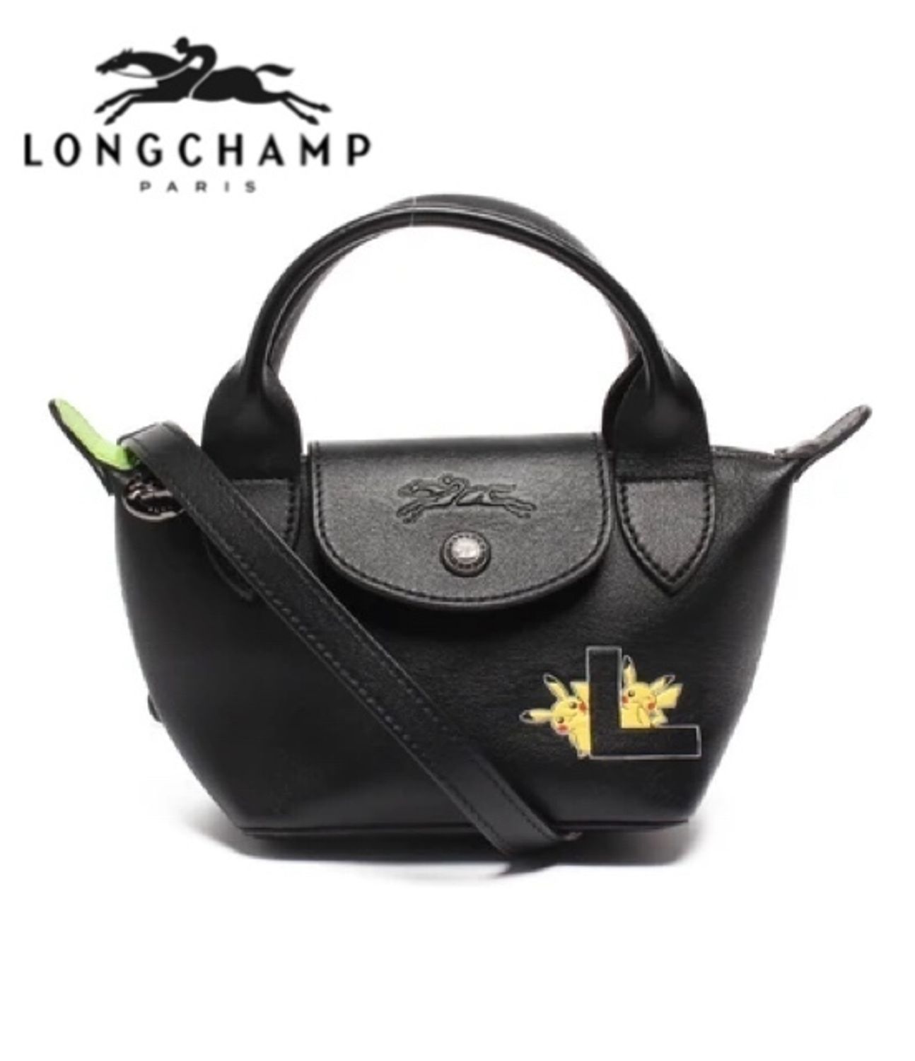 Longchamp 数量限定 ピカチュウコラボ 2wayショルダーバッグ Longchamp ショルダーバッグ ポシェット Buyma