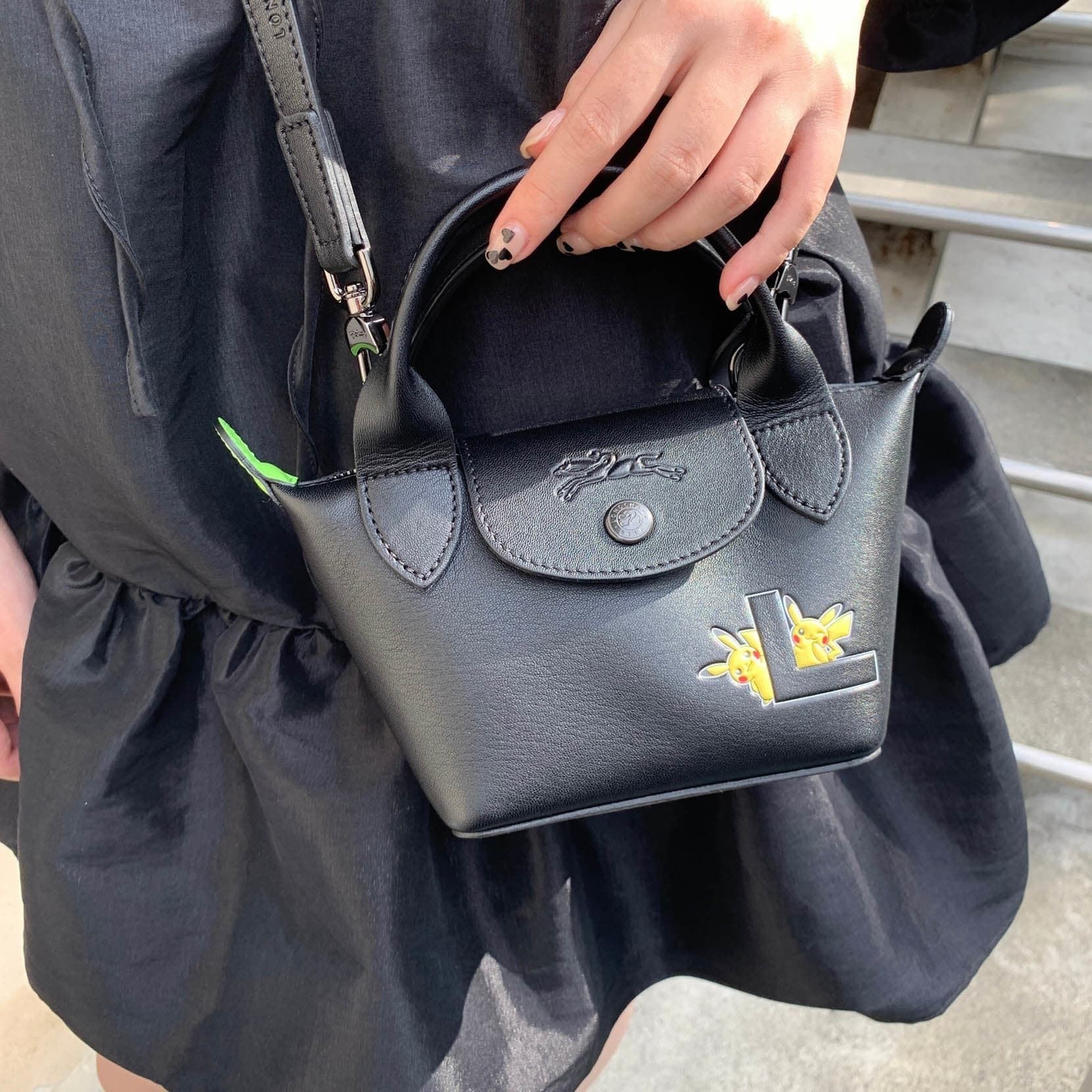 ◇LONGCHAMP◇数量限定 ピカチュウコラボ*2wayショルダーバッグ 大好評発売中 ロンシャン ショルダーバッグ 2way トートバッグ