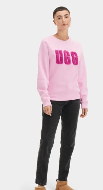 UGG】MADELINEファジーロゴ☆クルーネックトレーナー (UGG/スウェット UGG】MADELINEファジーロゴ☆クルーネックトレーナー (UGG/スウェット