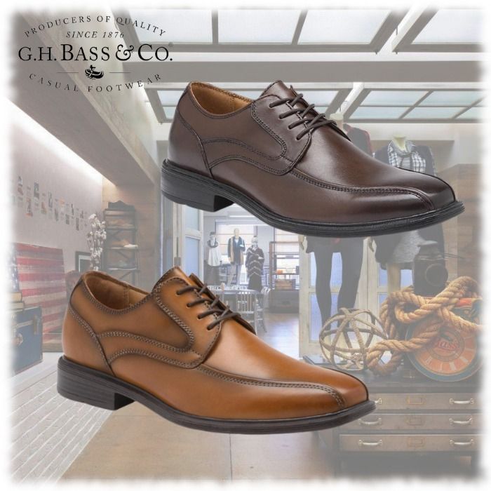 限定セール☆ G.H.BASS(ジーエイチバス) GORDON レザーシューズ (Bass 格安ネット通販 SHOE) OXFORD , オックスフォードシューズ(GORDON ローファー/革靴