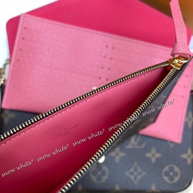 明日着 完売 クラッチにもなる3点セット LV 鳥 3way ウォレット