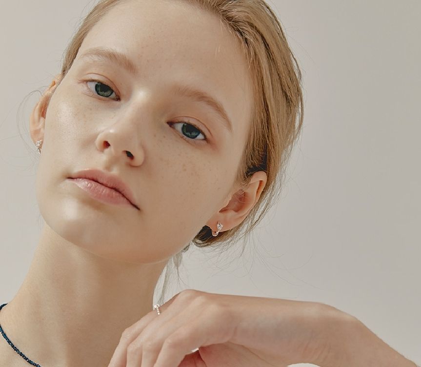 【Hei】bold heart one-touch earring★2色 bold heart one-touch earring – HEI 2025