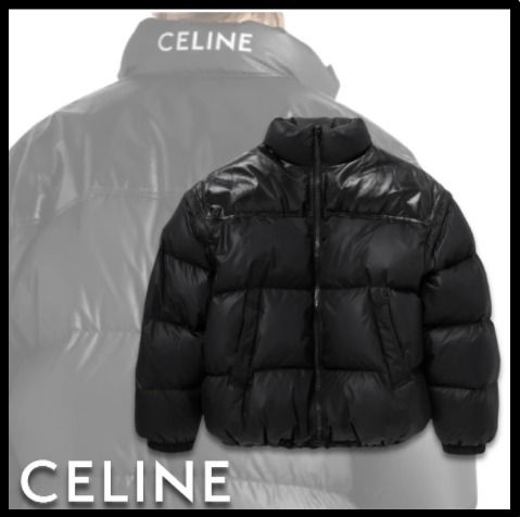 国内未入荷 CELINE レザーパネル ダウンジャケット (CELINE/ダウン