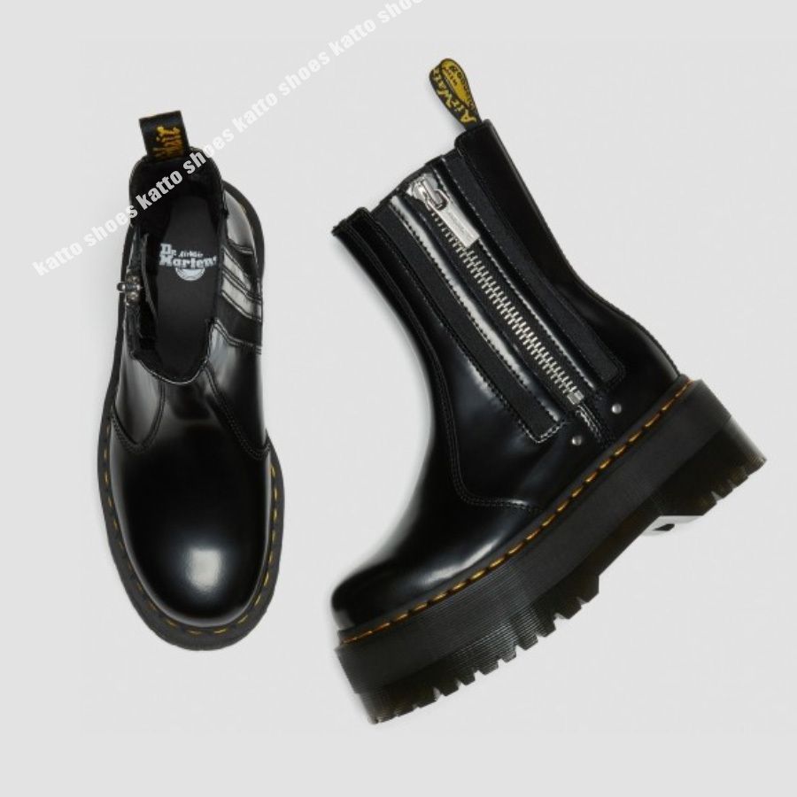 Dr Martens☆2976 MAX CHELSEA BOOTS☆厚底☆ジッパー☆BLACK (Dr ...