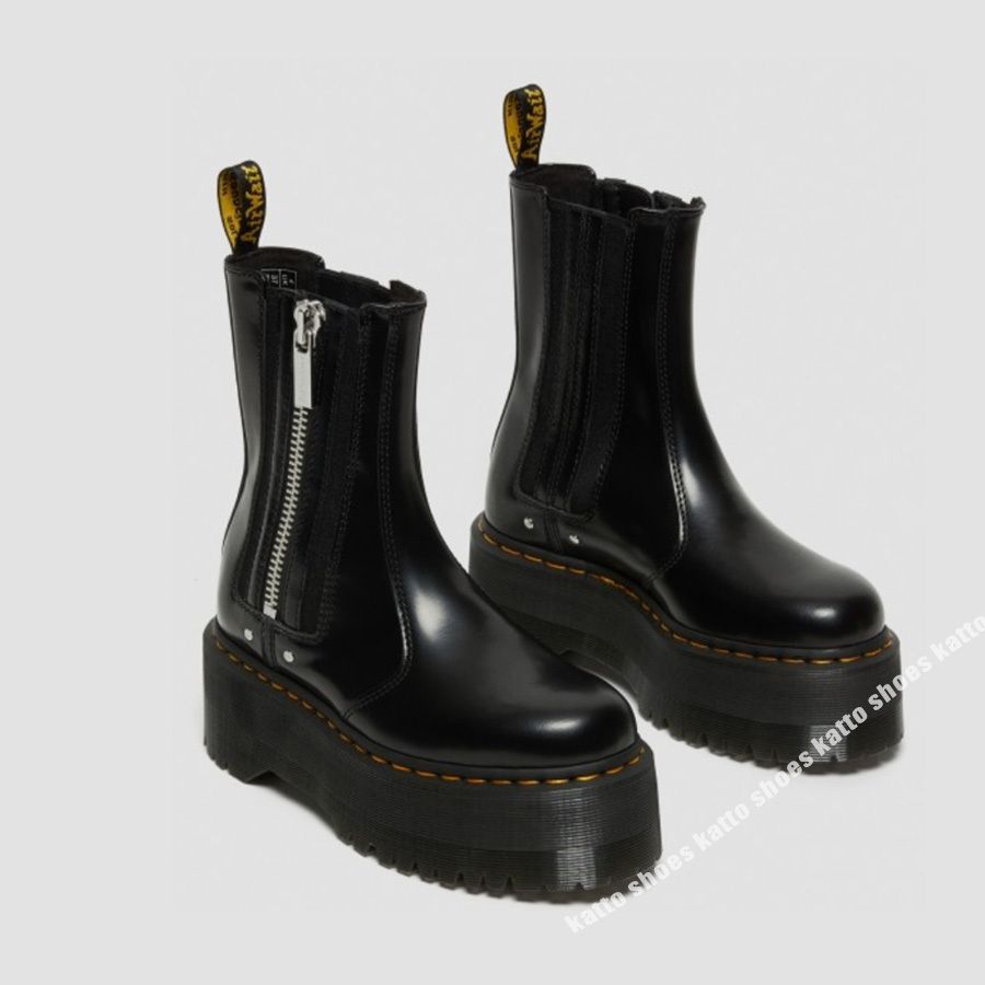 Dr Martens☆2976 MAX CHELSEA BOOTS☆厚底☆ジッパー☆BLACK (Dr ...
