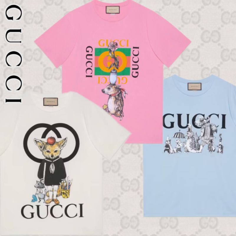 日本限定!GUCCI×ヒグチユウコ コラボ☆オーバーサイズTシャツ (GUCCI 日本限定!GUCCI×ヒグチユウコ コラボ☆オーバーサイズTシャツ (GUCCI
