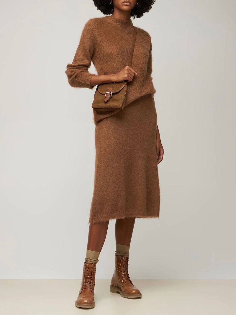 BETH☆ MaxMara ウールコンバットブーツ 2021AW (Max Mara/ショート BETH☆ MaxMara ウールコンバットブーツ 2021AW (Max Mara/ショート